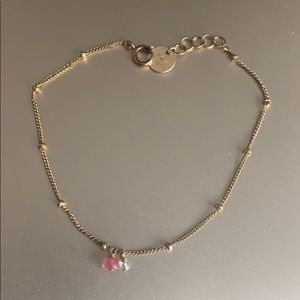 Gold-filled Dainty Bracelet with Floating Stones